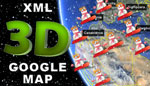 XMASS 3D Google Map 