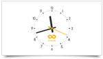 Infinity Customizable Analog Clock Infinity Customizable Analog Clock