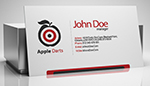 Apple Darts Business Card